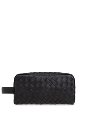 Green Intrecciato document case in leather Bottega Veneta - Vitkac